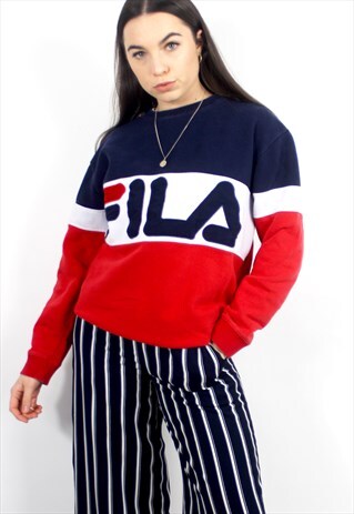 90'S RETRO MULTI-COLOURED SPELL-OUT SWEATSHIRT