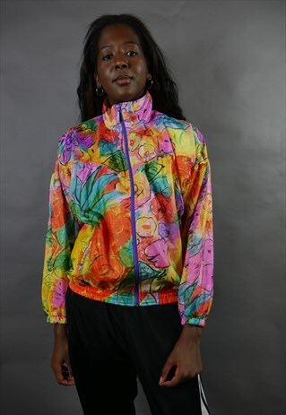 FLORAL ALL OVER PRINT ADIDAS FESTIVAL SHELL JACKET