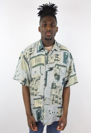 VINTAGE FUNKY ABSTRACT SHIRT