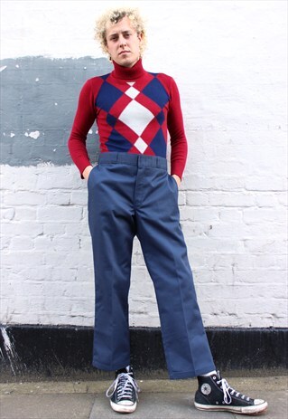VINTAGE DICKIES NAVY WORKWEAR TROUSERS