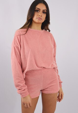 LONG SLEEVE TOP AND SHORTS SET