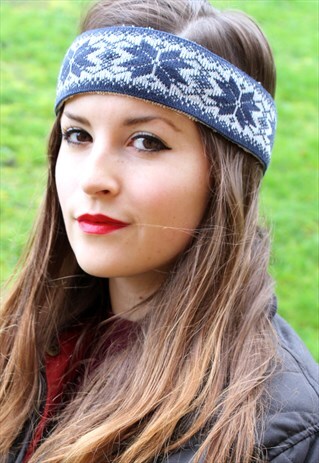 VINTAGE 90S SKI HEADBAND - FESTIVAL - LARGE