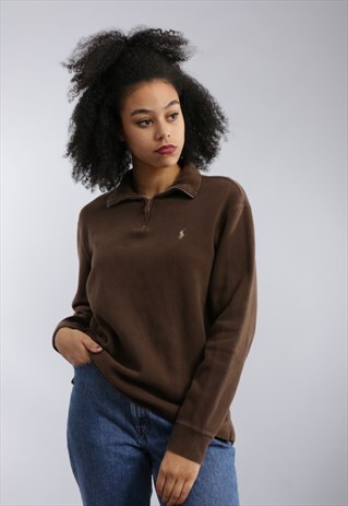 VINTAGE RALPH LAUREN 1/4 ZIP TOP Z659