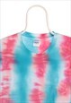 GILDAN 90'S TIE DYE T-SHIRT LARGE BLUE