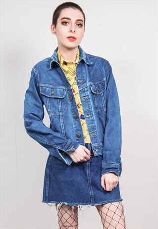 LEE VINTAGE 90'S BLUE DENIM JACKET