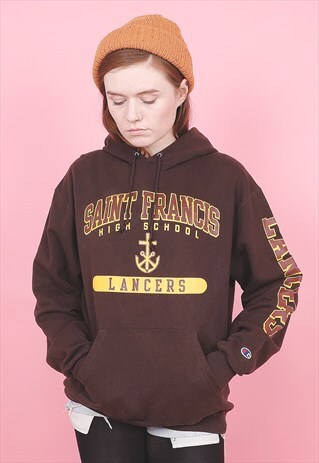 VINTAGE CHAMPION COLLEGE HOODIE /R1224