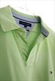 VINTAGE TOMMY HILFIGER POLO SHIRT IN GREEN L