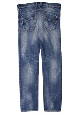 Vintage Diesel Iakop Slim Tapered Blue Jeans Mens