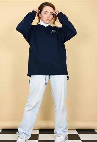 NAVY BLUE KAPPA SWEATER / JUMPER