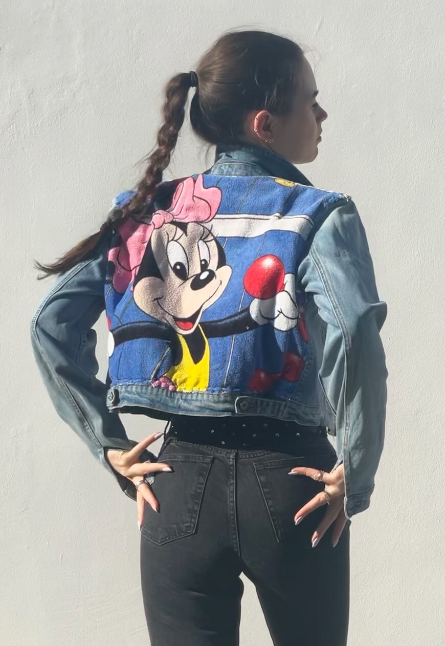 Minnie mouse jean on sale jacket