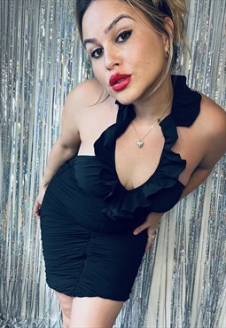 Vintage Y2K Bebe little black dress