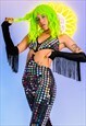 MIRROR CATSUIT FESTIVAL SEQUIN FESTIVAL NYE RAVE