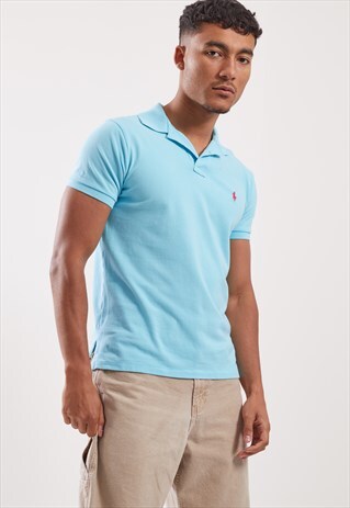 VINTAGE RALPH LAUREN SHORT SLEEVE POLO TOP