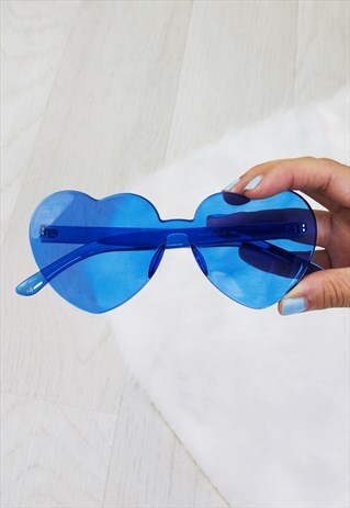 ATLANTA BLUE HEART SUNGLASSES
