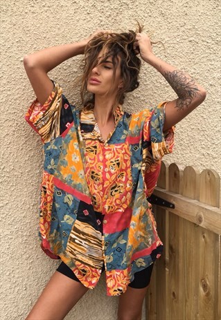 OVERSIZED RETRO 90S 80S VINTAGE UNISEX FESTIVAL SHIRT