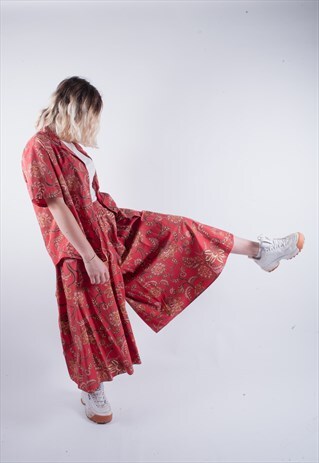 VINTAGE 90'S WIDE LEG TWO PIECE CO-ORD