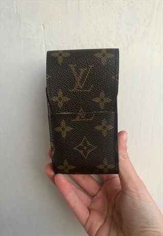 VINTAGE LOUIS VUITTON 80S CIGARETTE CASE MONOGRAM CANVAS