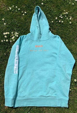 VINTAGE BAAD HOODIE GREEN MINT WTF