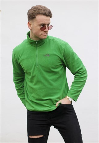 THE NORTH FACE MINIMALIST APPLE GREEN FLEECE