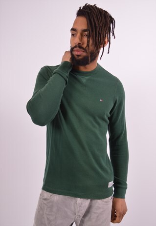 VINTAGE TOMMY HILFIGER TOP LONG SLEEVE KHAKI