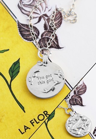 SILVE PERSONALISED SNAKE ROSE NECKLACE NAME AND MESSAGE