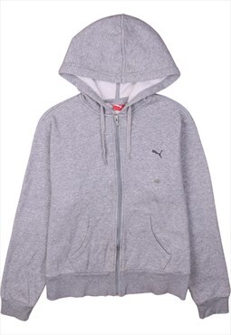 Puma 90's Full Zip Up Hoodie XXLarge (2XL) Grey