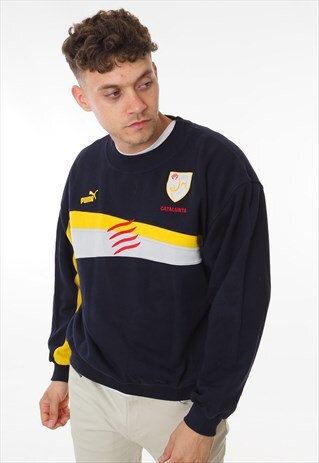 VINTAGE PUMA SWEATSHIRT BLUE