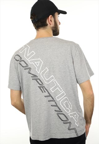 VINTAGE NAUTICA GRAPHIC T SHIRT TEE