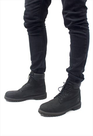 90'S RETRO BLACK WINTER BOOTS
