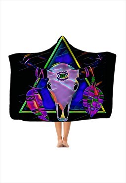 Festival & Camping Lightweight Hooded Blanket - Third Eye
