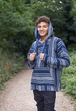 Baja Hoodie Petrolia Blue Drug Rug Mens