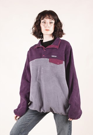 VINTAGE PATAGONIA SYNCHILLA PURPLE FLEECE /MM2191