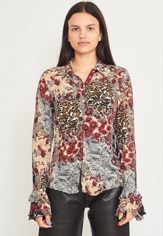 VINTAGE MULTI COLOR LONG SLEEVE SHIRT