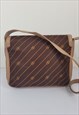 AUTHENTIC GUCCI VINTAGE MONOGRAM CAMEL / TAN AND BROWN BAG