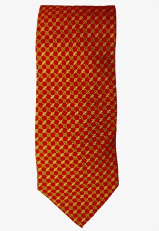 Vintage Gian Marco Venturi Geometric Red Tie