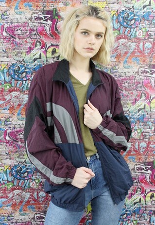 VINTAGE REEBOK SHELL JACKET/WIND BREAKER. BRANDED SPORTSWEAR