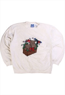 Vintage 90's EP Sweatshirt Christmas Golf Crewneck