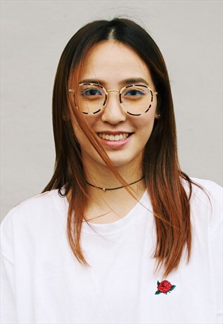 SHALEX MARBLE FRAME GLASSES