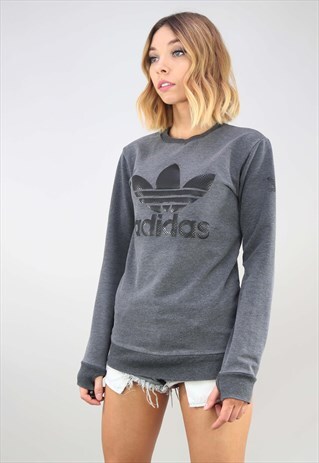 RETRO GREY ADIDAS SWEATSHIRT