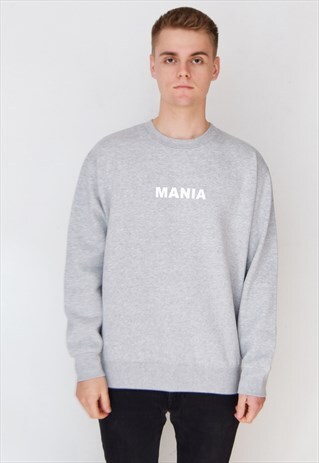 GREY MANIA (WHITE) SWEATSHIRT