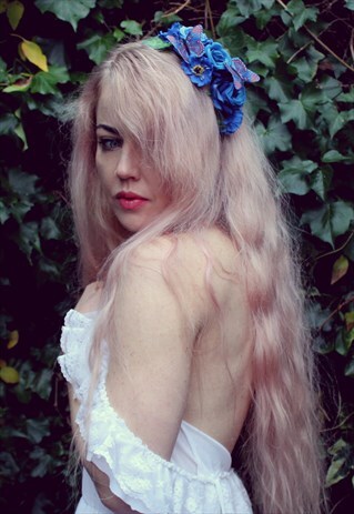 FLOWER AND BUTTERFLY CROWN