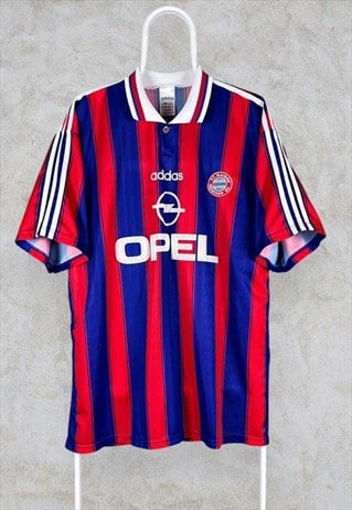 Bayern Munich 1995-1996 Football Shirt Home Adidas XL