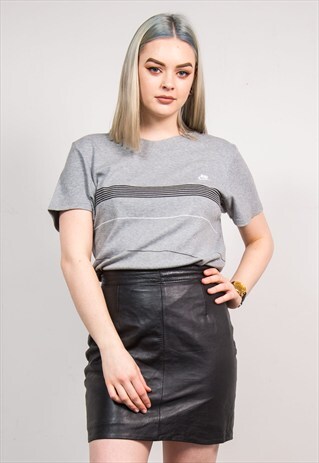 VINTAGE 90'S NIKE GREY STRIPE T-SHIRT