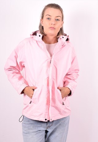 HELLY HANSEN WOMENS VINTAGE WINDBREAKER JACKET MEDIUM PINK 9