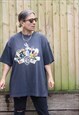 VINTAGE 1991 DATED LOONEY TUNES T SHIRT IN BLACK