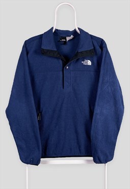 Vintage The North Face Synchilla Blue Fleece Sweatshirt S