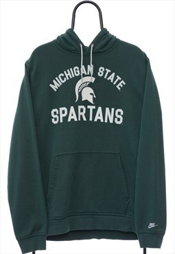 Vintage Nike Michigan State Spartans Green Hoodie Womens