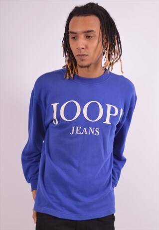 VINTAGE JOOP SWEATSHIRT JUMPER BLUE