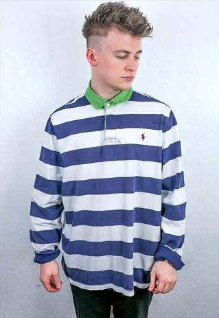 VINTAGE RALPH LAUREN RUGBY POLO SHIRT