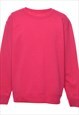 Vintage Pink Plain Sweatshirt - XL
